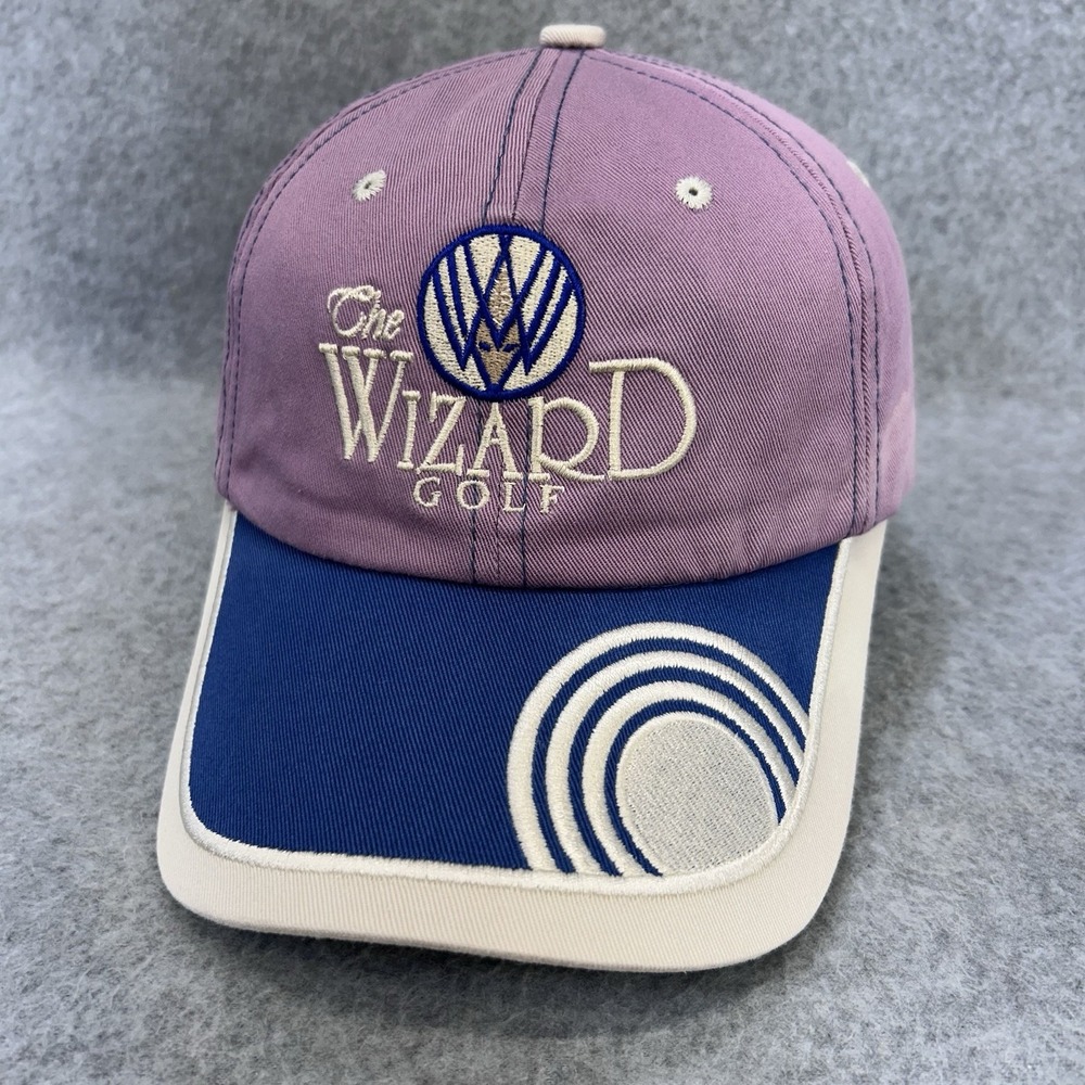 Town Talk The Wizard of Golf Cap Strapback Embroidered Cotton Vintage Hat